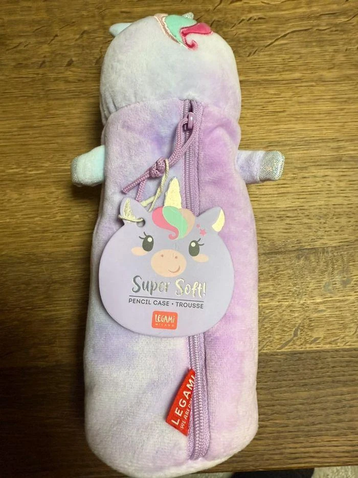Trousse super soft Pencil case legami licorne – photo 3